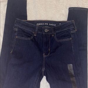 Extremely Dark Wash High Rise Jeggings